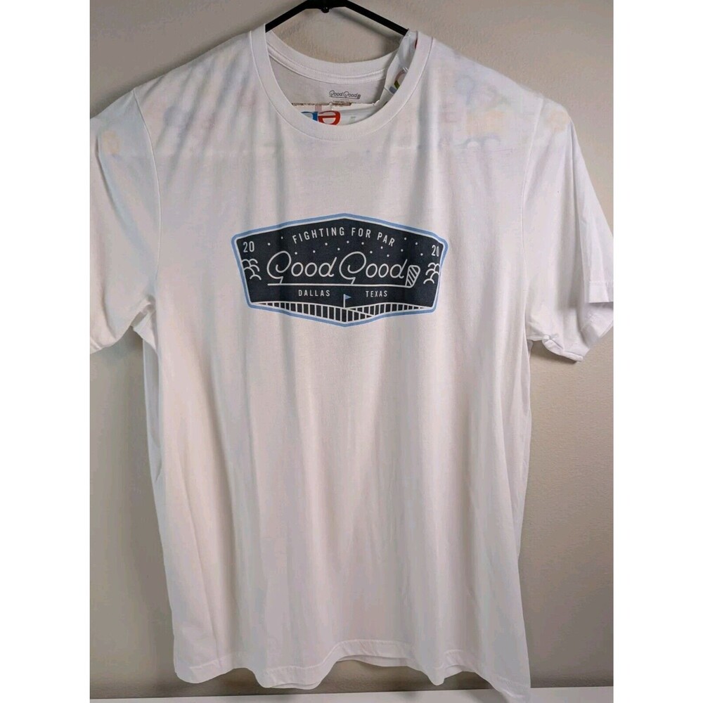 Fighting For Par Good Good Golf T-shirt White Dallas Texas Size XXL